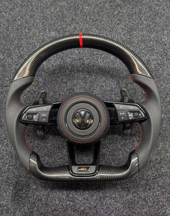 Volkswagen GTI Carbon Fiber & Leather Steering Wheel