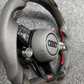 Carbon Fiber & LED RPM Audi RS Steering Wheel - foto 5
