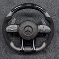 Volante Mercedes-AMG em Fibra de Carbono e LED RPM - foto 1