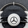 Mercedes-AMG Carbon Fiber & White Steering Wheel - foto 3