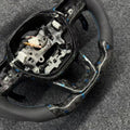 Forged Carbon & Blue Honda Steering Wheel - Civic - foto 2