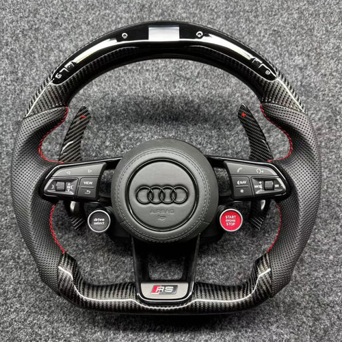 Volante Audi RS em Fibra de Carbono com LED RPM