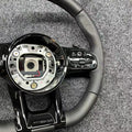 Mercedes-AMG Steering Wheel Black/Silver & Leather - foto 4