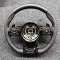 Mercedes-AMG Steering Wheel Black/Silver & Leather - foto 3