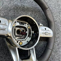 Mercedes-AMG Steering Wheel Black/Silver & Leather - foto 5