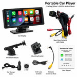 Ecrã Multimédia 10.26" IPS com Câmara, CarPlay e Android Auto