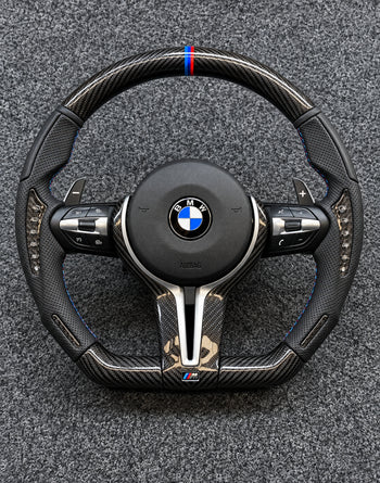 BMW M Steering Wheel Carbon Fiber and LED RPM - E/F Series