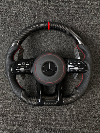 Mercedes-AMG Black & Carbon Fiber Steering Wheel