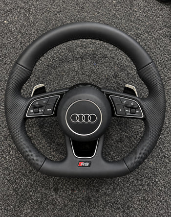Audi RS Perforated Leather Steering Wheel