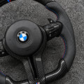 BMW M Black Carbon Fiber Steering Wheel - F Series - foto 2