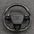 Volante Audi RS & Fibra de Carbono & Couro - foto 1