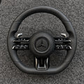 Black & Silver Mercedes-AMG Steering Wheel - foto 1